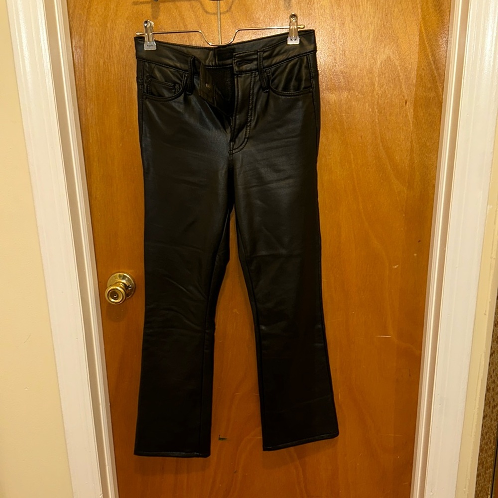 MOTHER | Faux Leather Pants